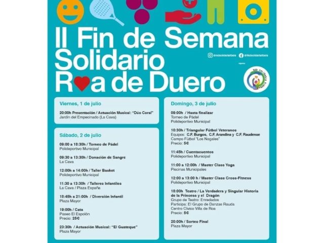 II Fin de Semana Solidario Roa de Duero