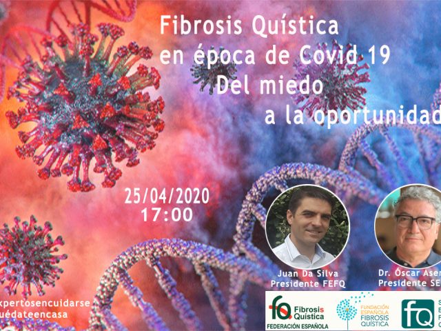 Si te perdiste el webinar «Fibrosis Quística en época de COVID-19. Del miedo a la oportunidad» puedes verlo aquí