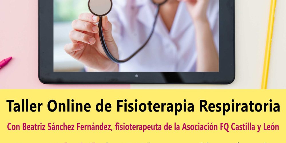 Inscríbete al taller online de fisioterapia respiratoria, el 14 de abril